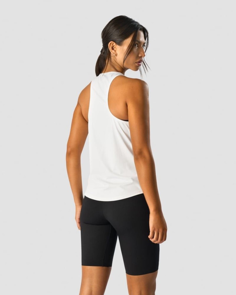 Damer ICIW Tanktops | Charge Tank Top Wmn White