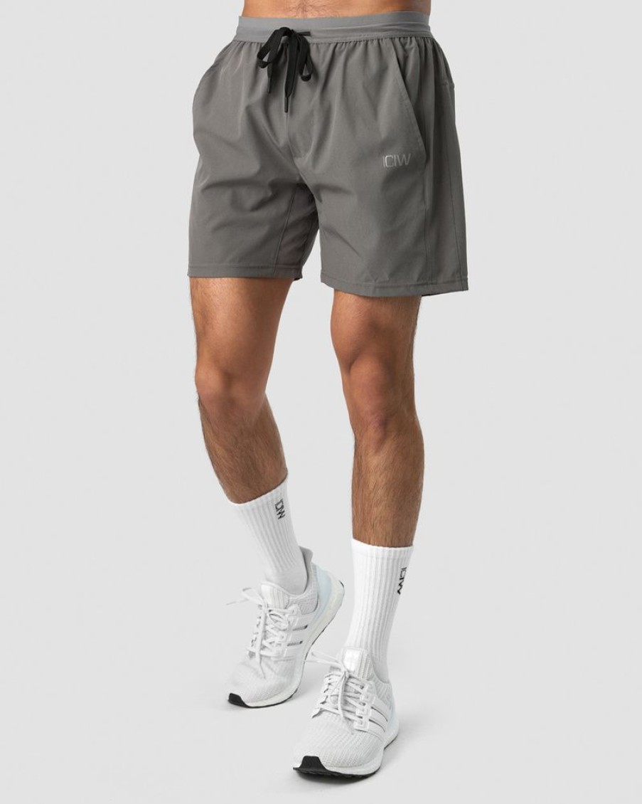 Herrer ICIW Shorts | Workout 2-In-1 Shorts Dark Grey