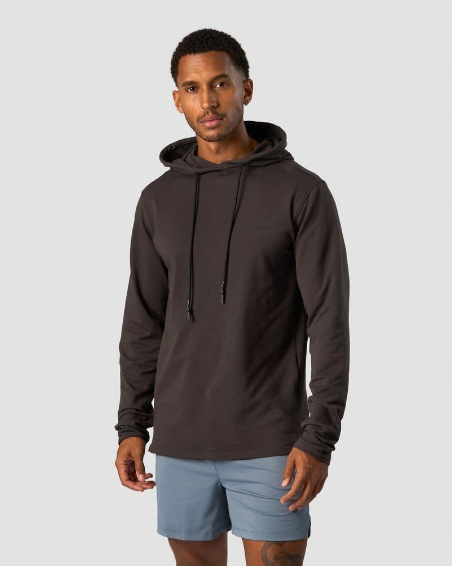 Herrer ICIW Langaermede Trojer | Stride Hoodie Men Charcoal