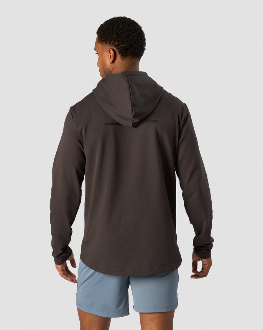 Herrer ICIW Langaermede Trojer | Stride Hoodie Men Charcoal