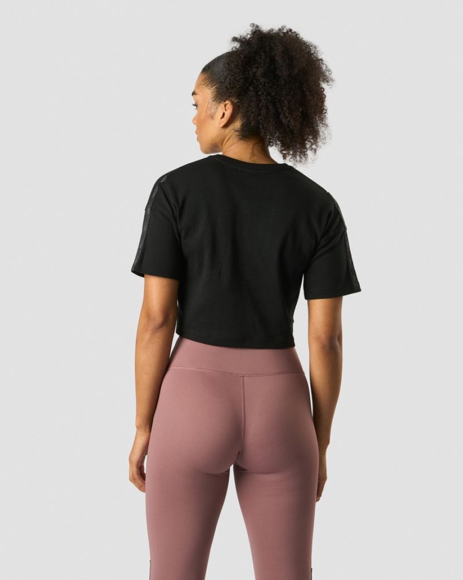 Damer ICIW T-Shirts | Stance Cropped T-Shirt Wmn Black