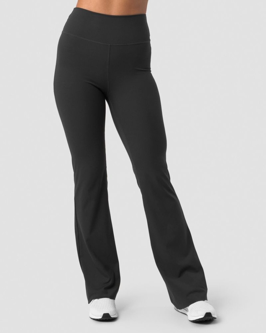 Damer ICIW Tights & Leggings | Nimble Flared Tights Dark Grey