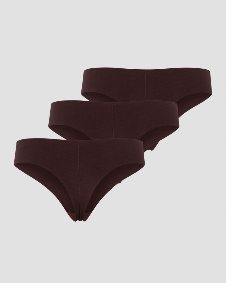 Damer ICIW Undertoj | Soft Thong 3-Pack Moccha