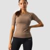 Damer ICIW Seamless Traeningstoj | Everyday Seamless T-Shirt Mid Sleeve Desert Sand