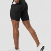 Damer ICIW Shorts | Scrunch Pocket Biker Shorts Black Wmn