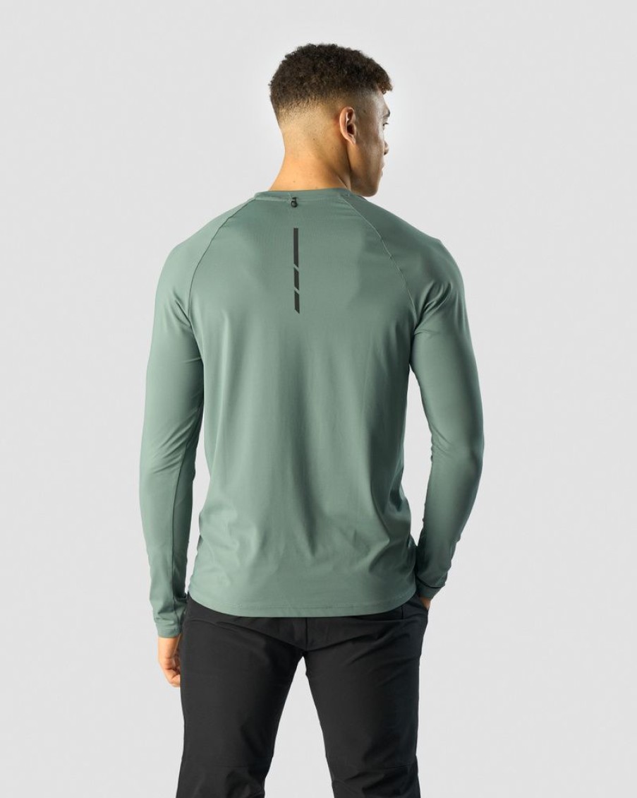 Herrer ICIW Langaermede Trojer | Charge Longsleeve Men Sea Green