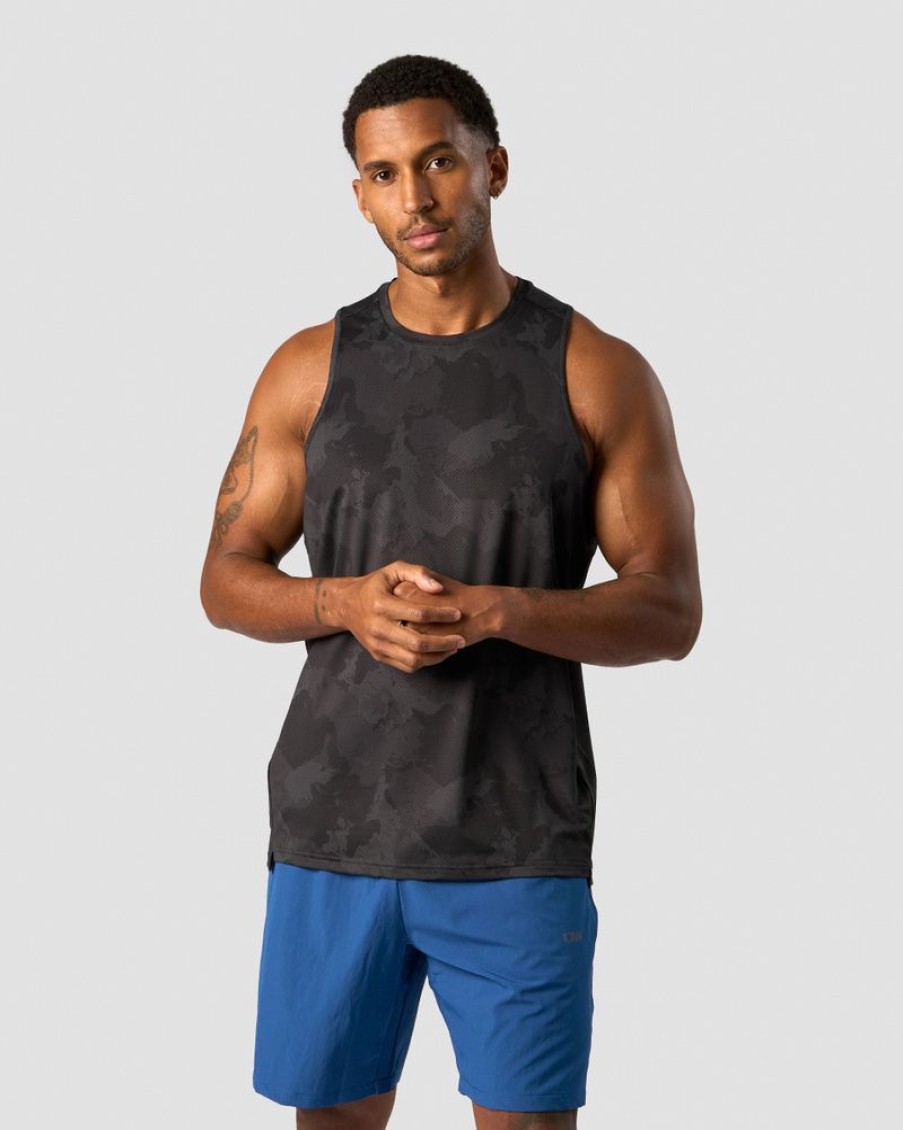 Herrer ICIW Tanktops | Training Club Tank Top Men Black Camo