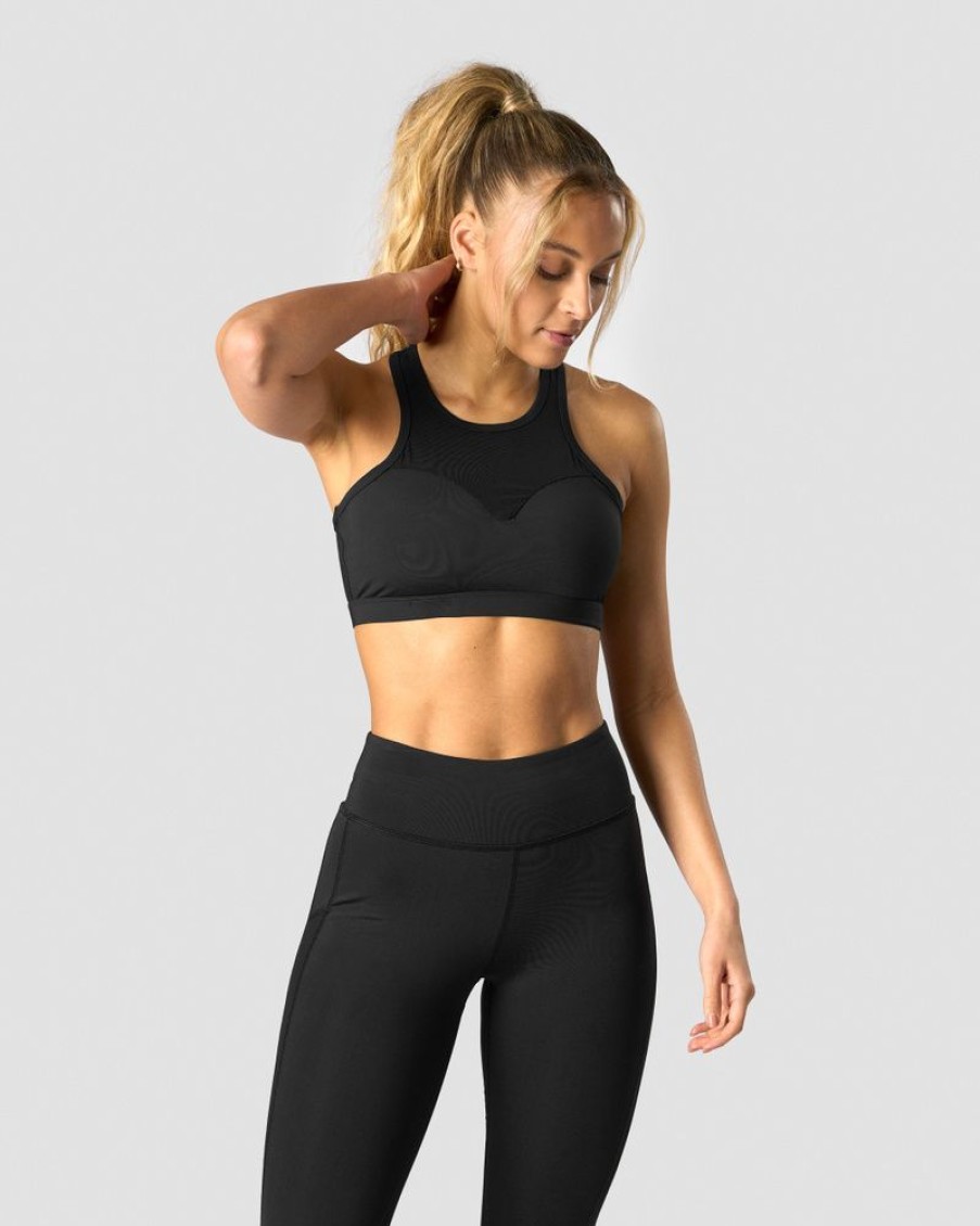 Damer ICIW Sports-Bh'Er | Revive Mesh Sports Bra Black