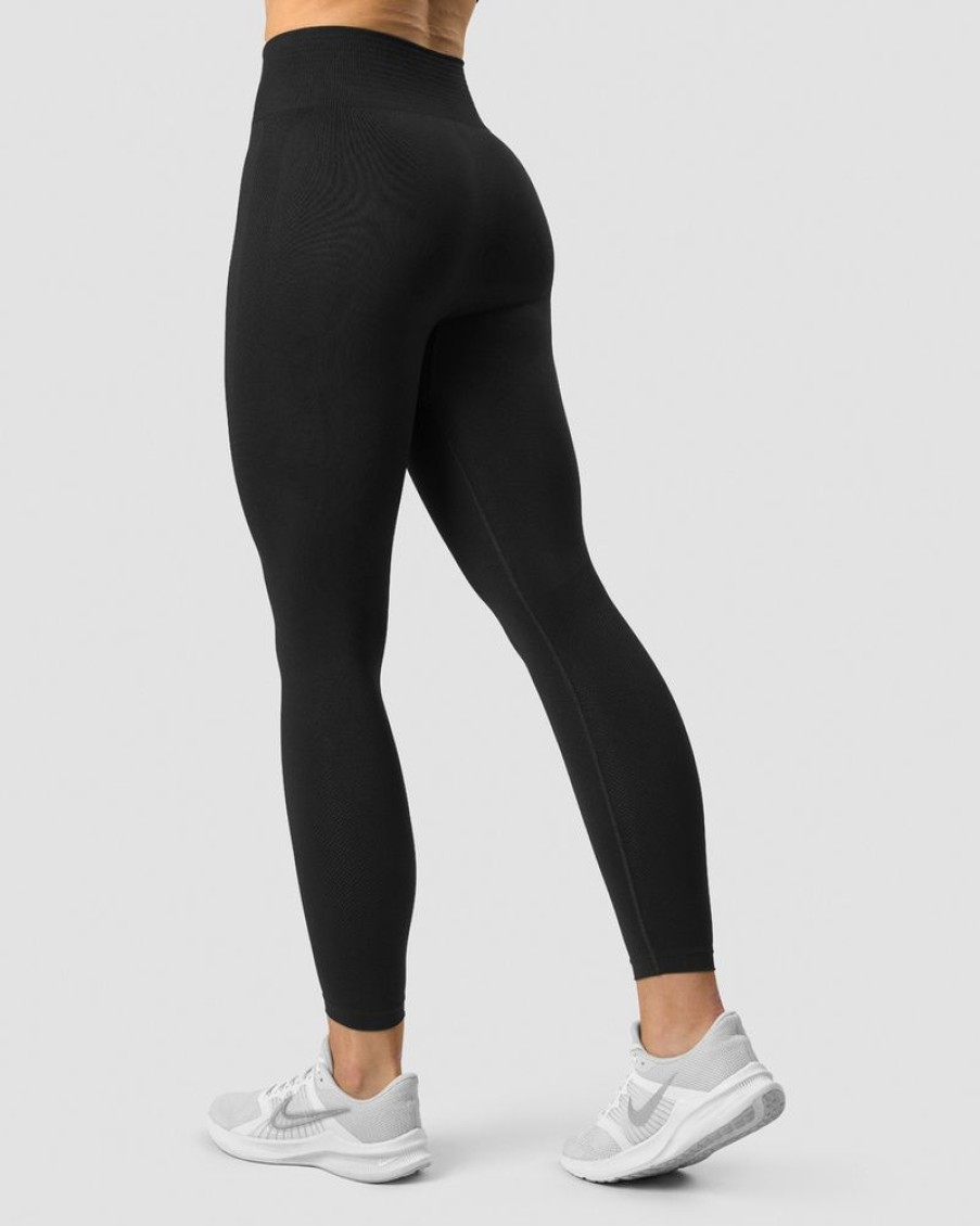 Damer ICIW Tights & Leggings | Define Seamless Tights Black/Black