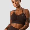 Damer ICIW Sports-Bh'Er | Define Seamless Scrunch Sports Bra Dark Brown