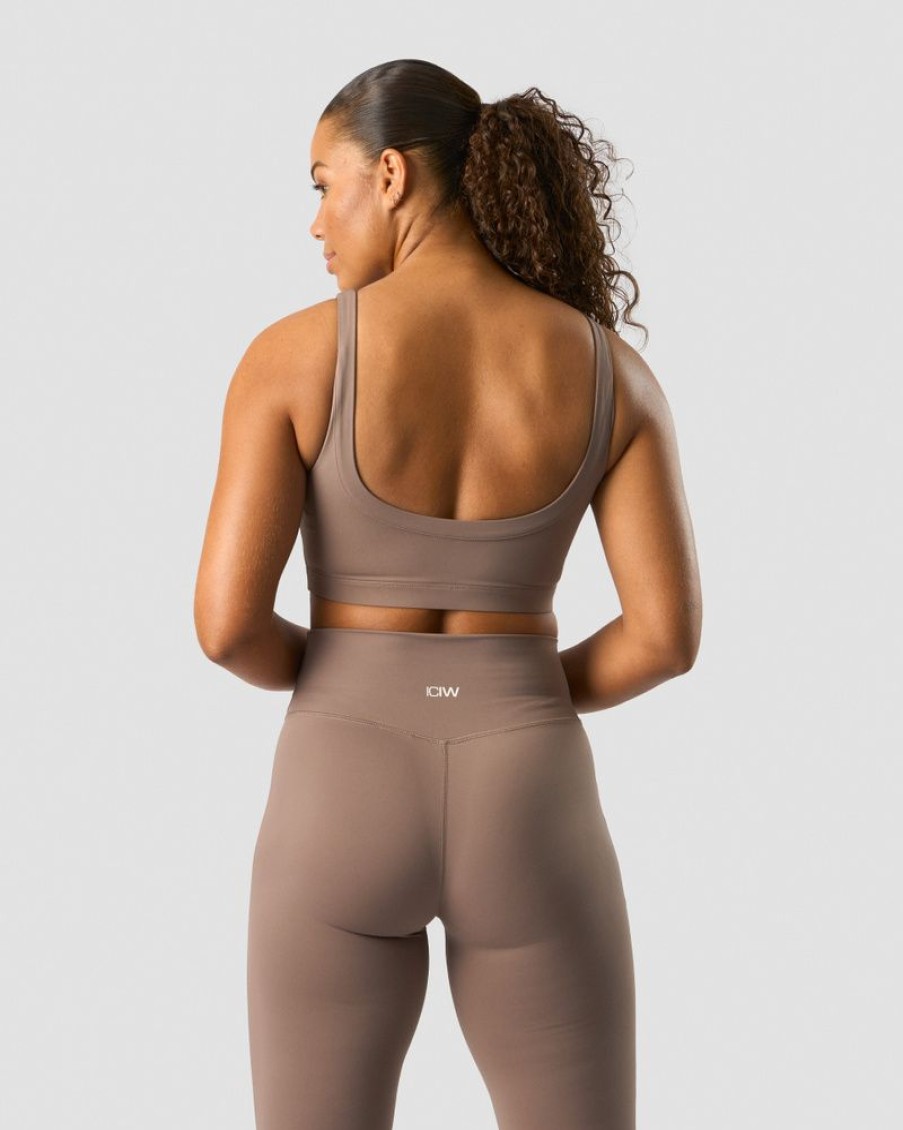 Damer ICIW Sports-Bh'Er | Nimble Sports Bra Dusty Brown