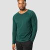 Herrer ICIW Langaermede Trojer | Training Club Raglan Long Sleeve Dk Teal