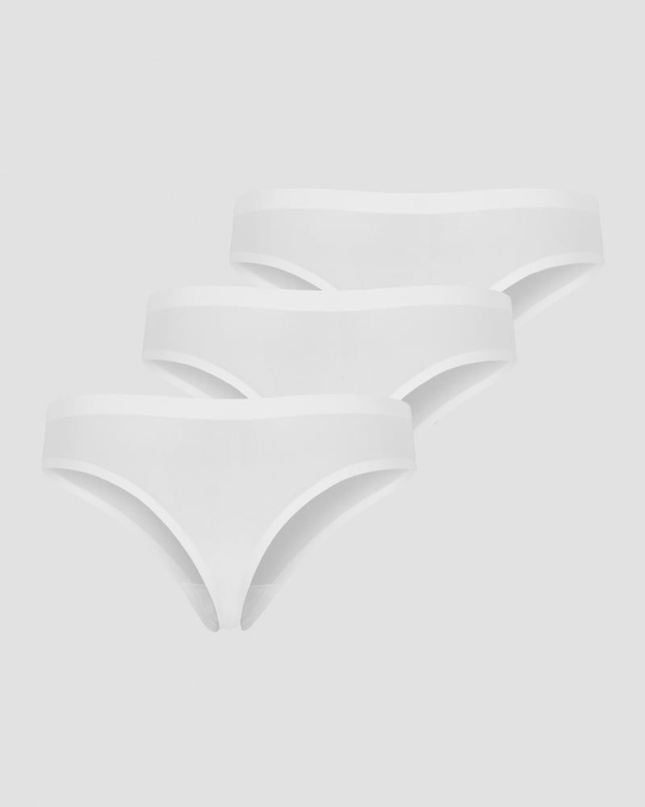 Damer ICIW Undertoj | Invisible Thong 3-Pack White