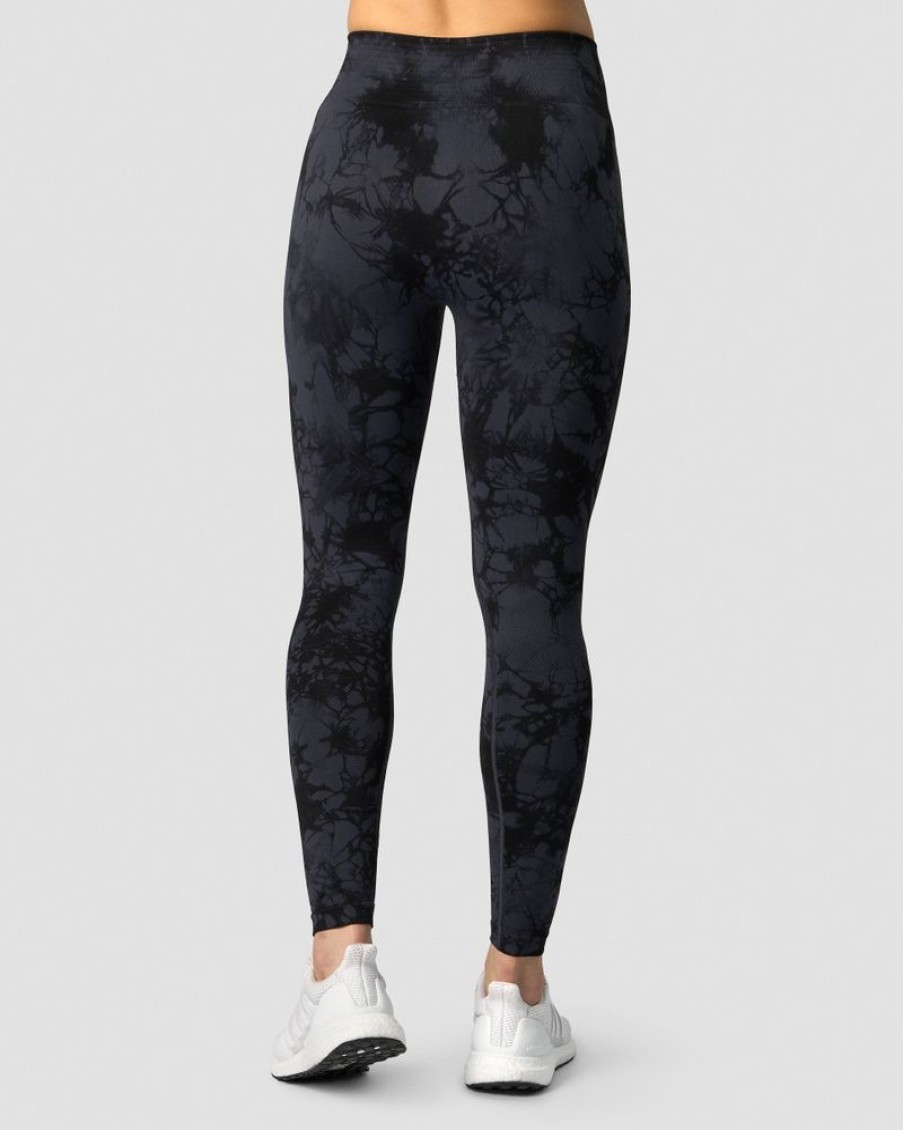 Damer ICIW Tights & Leggings | Define Seamless Tie Dye Tights Midnight