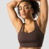 Damer ICIW Sports-Bh'Er | Stance Sports Bra Dark Brown