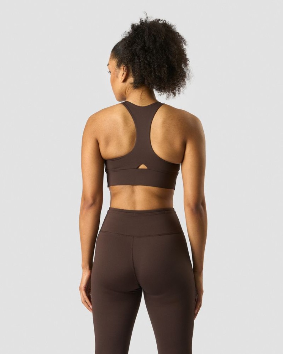 Damer ICIW Sports-Bh'Er | Stance Sports Bra Dark Brown